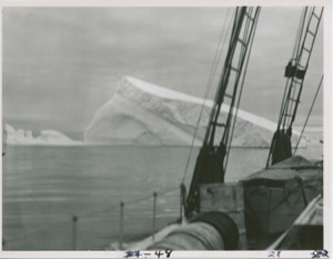 Image of Iceberg Through rigging